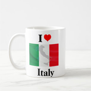 Ik hou van de Italiaanse vlag Koffiemok