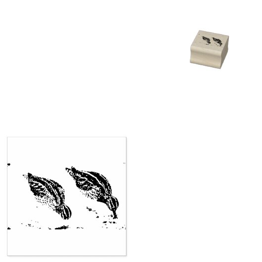 Ik hou van de jacht op beccaccini rubberstempel (Gestempeld)