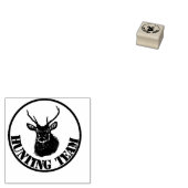 Ik hou van de jacht op herten rubberstempel (Gestempeld)