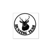 Ik hou van de jacht op herten rubberstempel (Afrduk)