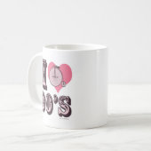 Ik hou van de jaren 1890 koffiemok (Voorkant links)