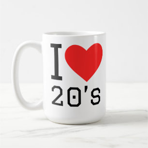 Ik hou van de jaren 20 koffiemok