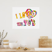 Ik hou van de jaren 70 poster (Keuken)
