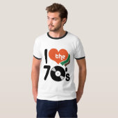 Ik hou van de jaren '70 t-shirt (Voorkant volledig)