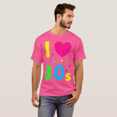 Ik hou van de jaren 80 grappig t-shirt (Voorkant volledig)