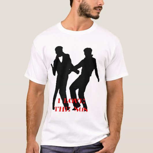 Ik hou van de jaren 80 t-shirt (Voorkant)