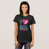 Ik hou van de jaren 80. t-shirt (Voorkant volledig)
