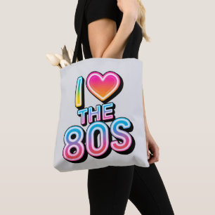 Ik hou van de jaren 80 tote bag