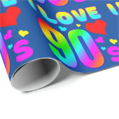 ik hou van de jaren 90 cadeaupapier (Rol Hoek)