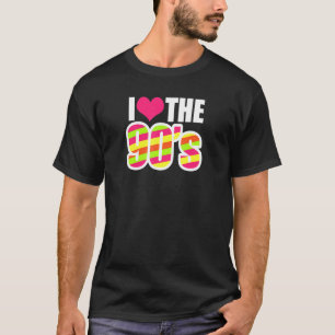 Ik hou van de jaren '90 Retro jaren '90 Throwback T-shirt