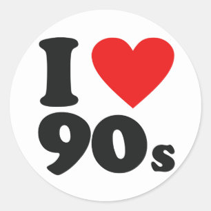 Ik hou van de jaren '90 Sticker