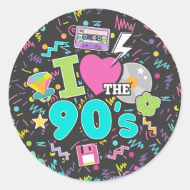 Ik hou van de jaren '90 Sticker