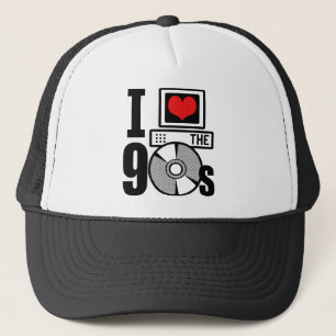 Ik hou van de jaren '90 trucker pet