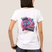 Ik hou van de jaren '90 van de grappige retrocessi t-shirt (Achterkant)