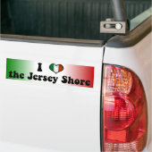 Ik hou van de Jersey Shore Bumpersticker (Op Truck)
