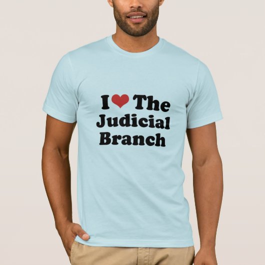 IK HOU VAN DE JUDICIËLE TAK - .png T-shirt (Voorkant)
