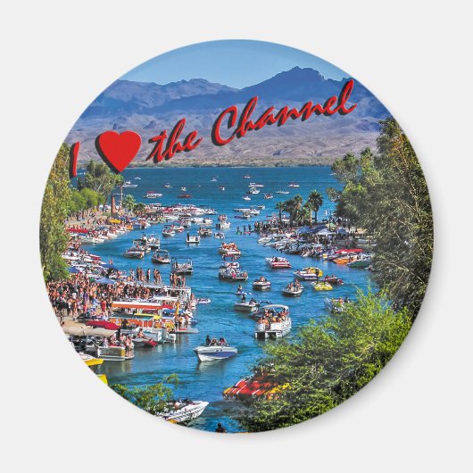 Ik hou van de kanaalmagneet magneet (Voorkant)