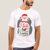 Ik hou van de kerstman t-shirt (Voorkant)