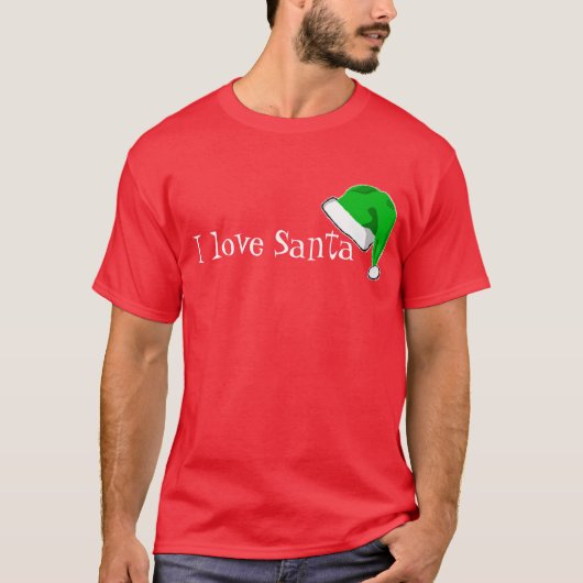 Ik hou van de Kerstman T-shirt (Voorkant)