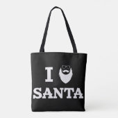 Ik hou van de kerstman tote bag (Achterkant)