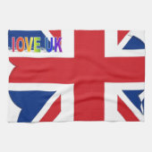 Ik hou van de keukenhanddoeken uit het Verenigd Ko (Horizontaal)