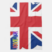 Ik hou van de keukenhanddoeken uit het Verenigd Ko (Verticaal)