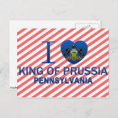 Ik hou van de koning van Pruisen, PA Briefkaart (Voorkant / Achterkant)