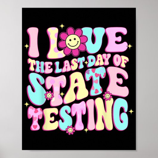 Ik hou van de laatste dag van de staat testen lera poster (Voorkant)