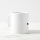 Ik hou van de lage klankkrucht koffiemok (Voorkant links)