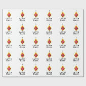 Ik hou van de Latijnse Mass Sacred Heart van Jezus Cadeaupapier (Vlak)