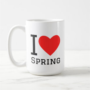 Ik hou van de lente koffiemok