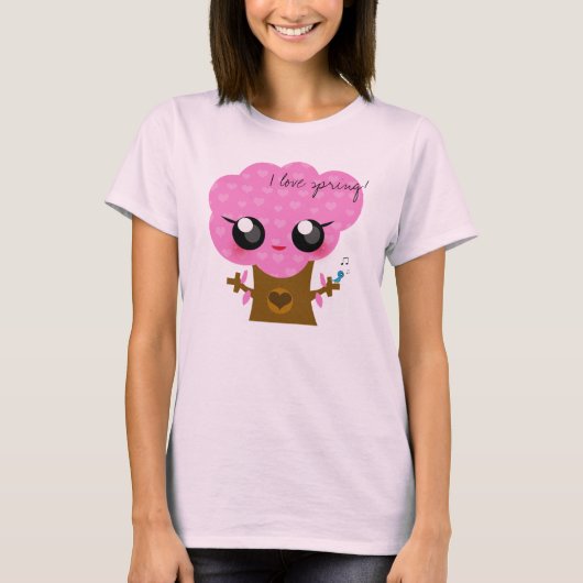 Ik hou van de lente! t-shirt (Voorkant)