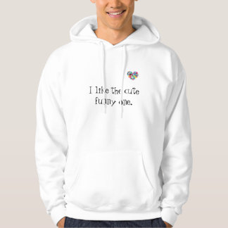 Ik hou van de leuke grappige. hoodie