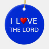 IK HOU VAN DE LORD KERAMISCH ORNAMENT (Voorkant)