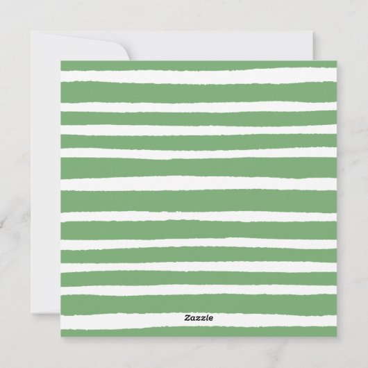 Ik hou van de manier waarop je rolt | Green Monste Feestdagenkaart (Achterkant)