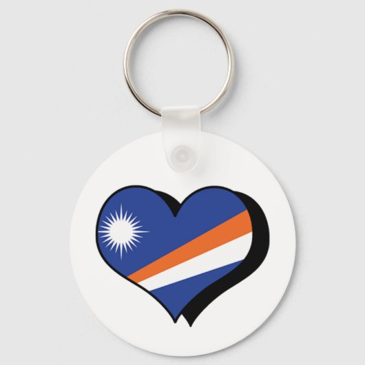 Ik hou van de Marshalleilanden Sleutelhanger (Voorkant)