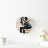 Ik hou van de moderne familie foto's ronde klok (Huis)