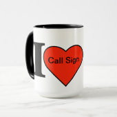 Ik hou van de Mok van de Hamfests. (Voorkant links)