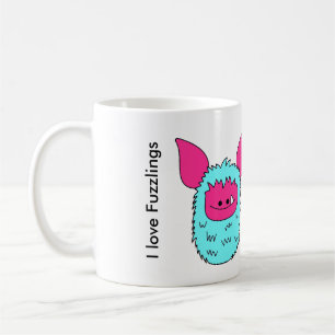 Ik hou van de mok van de Verstuiving - Blauw/Roze 
