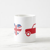 Ik hou van de Mok van Mini Coopers - Rood (Center)