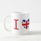 Ik hou van de Mok van Mini Coopers - Rood (Links)