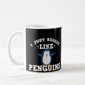 Ik hou van de Mok van Pinguïns Quote (Links)