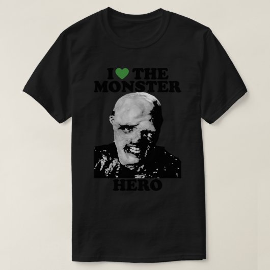Ik hou van de monster Hero Classic T-Shirt (Design voorkant)