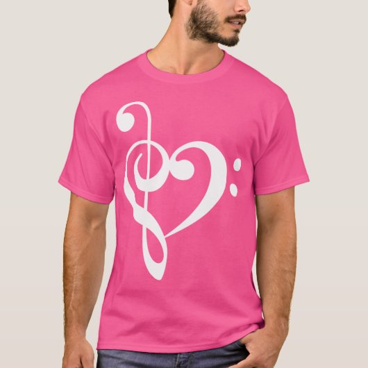 Ik hou van de muziek t-shirt (Voorkant)