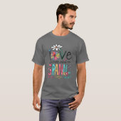 Ik hou van de naam Granny Sunflower T-shirt (Voorkant volledig)