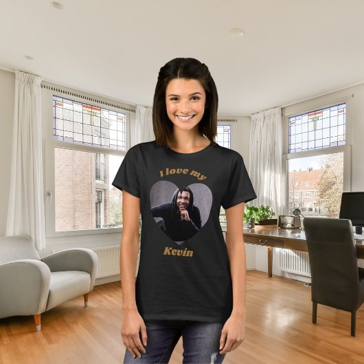 Ik hou van de naam van mijn vriend t-shirt