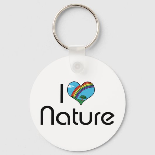 Ik Hou Van De Natuur Sleutelhanger (Voorkant)