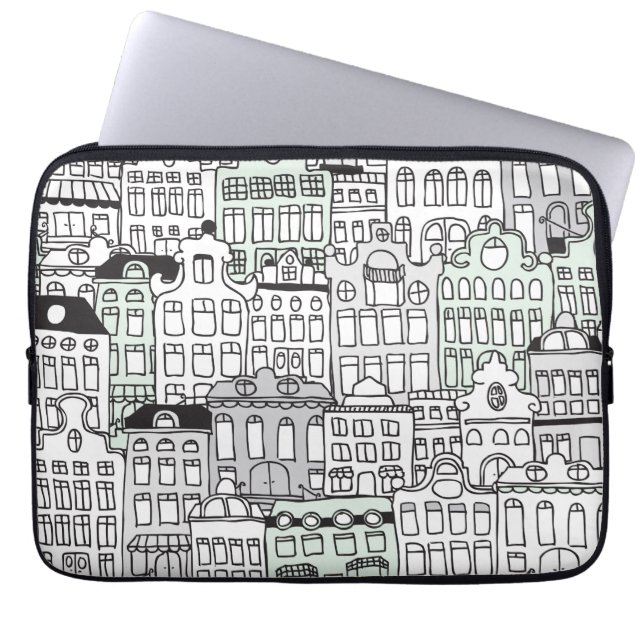 Ik hou van de nederlandse amsterdam laptophoes laptop sleeve (Voorkant)