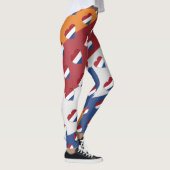Ik hou van de Nederlandse vlag Funny Leggings (Rechts)