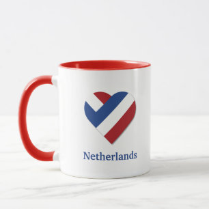 Ik hou van de Nederlandse vlag Mok